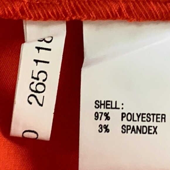 TEMT Orange-Red Sleeveless Cutout Waist Fit and Flare Dress Sz 10 #19437 - Picture 7 of 8